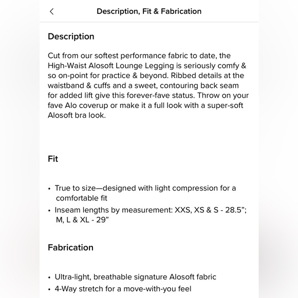 ALO Yoga Black Leggings - Picture 9 of 12